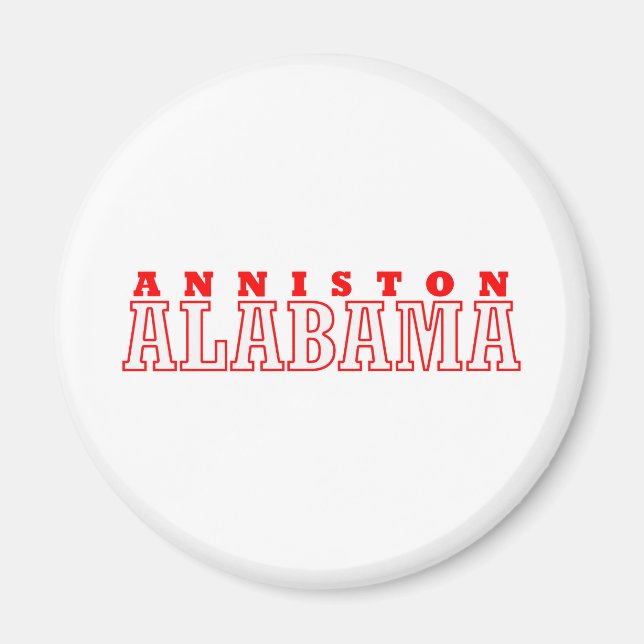 Imã Anniston, Design da Cidade do Alabama (Frente)