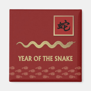 Imã Ano Chinês do Presente Cobra
