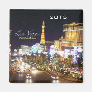 Imã Ano da mudança do ímã do Nighttime de Las Vegas