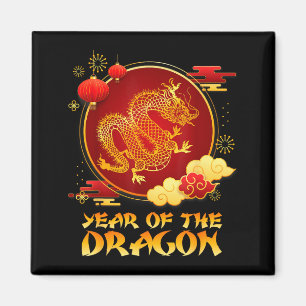 Imã Ano do Ano Novo Lunar Chinês do Dragão Ano Novo Lu