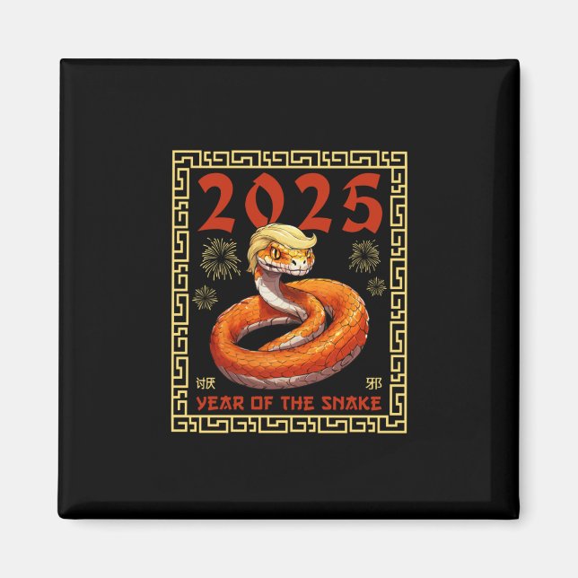 Imã Ano Do Cobra De Trump 2025 (Frente)