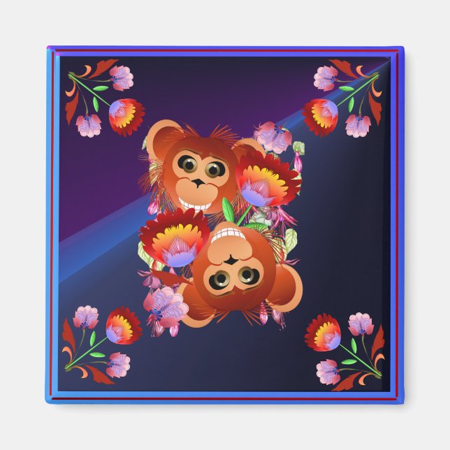 Imã Ano Do Macaco (Frente)