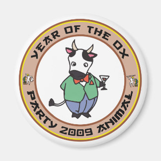 Imã Ano do Presente Ox