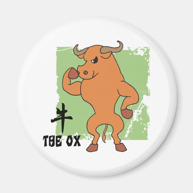 Imã Ano Do Presente Ox (Frente)