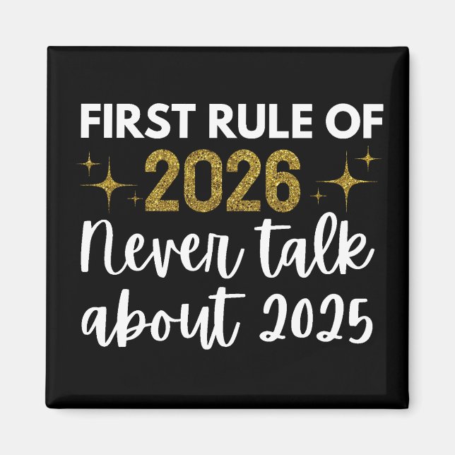 Imã Ano novo 2026 Engraçado  (Frente)
