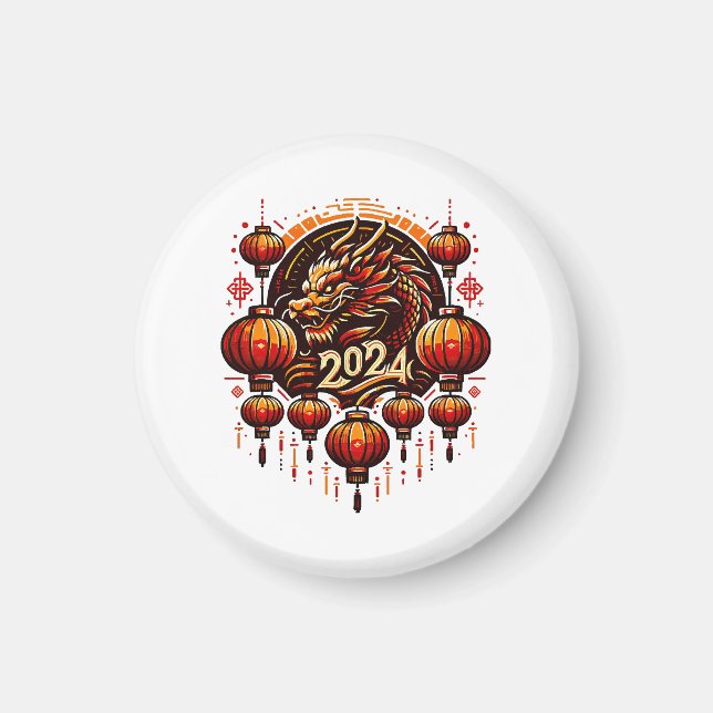Imã ano novo chinês 2024 (Frente)