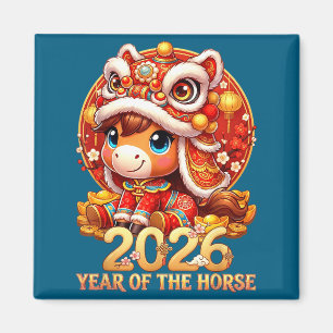 Imã Ano novo chinês 2026 ano do cavalo de fogo