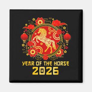 Imã Ano Novo Chinês 2026 Ano do Cavalo Feliz Ano Novo