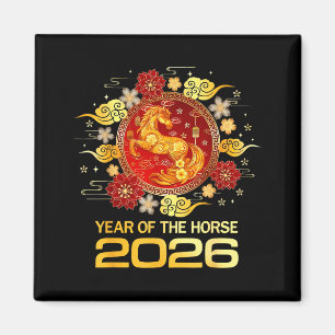 Imã Ano Novo Chinês 2026 Ano do Cavalo Feliz Ano Novo 