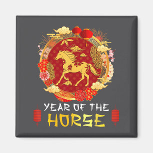 Imã Ano Novo Chinês 2026 Ano do Cavalo Zodíaco Chinês