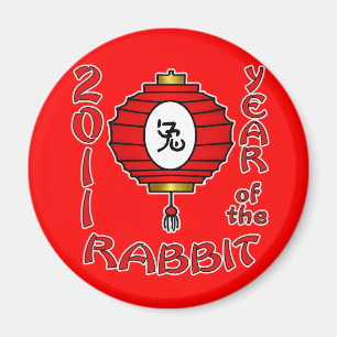 Imã Ano novo chinês do design do coelho