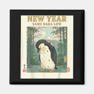 Imã Ano Novo Mesma Vida de Baka Pinguim Ano Novo 2026