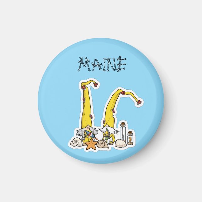 Imã Anões do Maine Bem-vindos a Casa  (Frente)