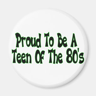 Imã Anos 80 orgulhoso adolescente