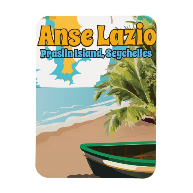 Ímã Anse Lazio Ilha Praslin, Seychelles (Vertical)