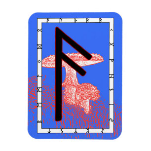 Ímã Ansuz Viking Rune Magnet - Inspiração!