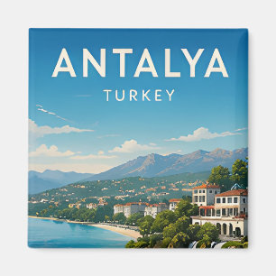 Imã 🌊 Antalia Turquia Costa Mediterrânea E Cachoeira