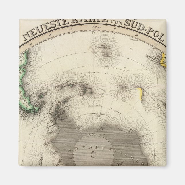 Imã Antártica, Hemisfério Sul (Frente)