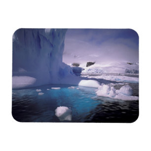 Ímã Antártida. Paisagens de gelo da Antártica 2