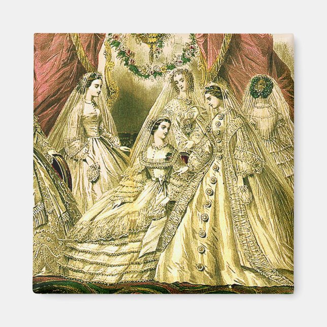 Imã Anterior Bridal de Casamento (Frente)