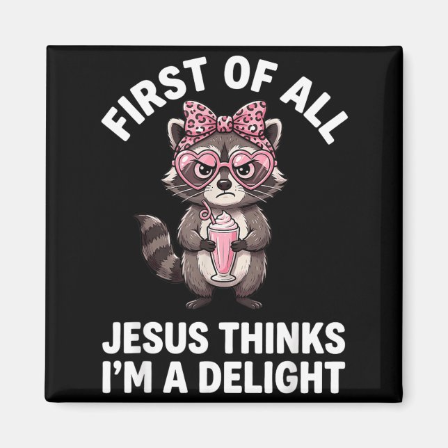 Imã Antes de Mais Nada Jesus Acha Que Sou Um Design De (Frente)