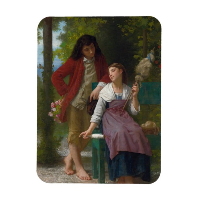 Ímã Antes Do Noivado - William-Adolphe Bouguereau (Vertical)