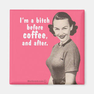 Imã Antes e depois do café