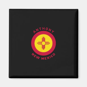 Imã Anthony Novo México Nm Bandeira Zia Lembrança de F