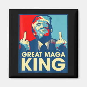 Imã Anti Biden O Grande Maga Rei Divertido Trump Ultra