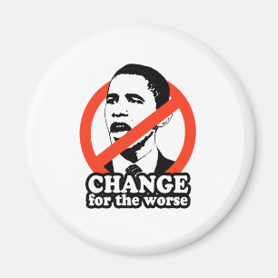 IMÃ ANTI-OBAMA/MUDANÇA PARA O MAIS MAU
