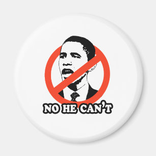 IMÃ ANTI-OBAMA/NENHUM NÃO PODE T-SHIRT