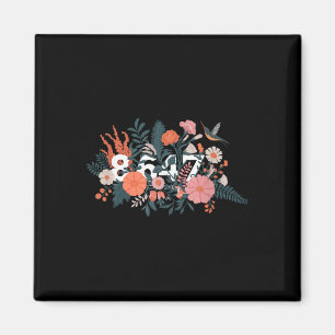 Imã Anti-Trump 8647 Resistência Floral 86 47 Trump Imp