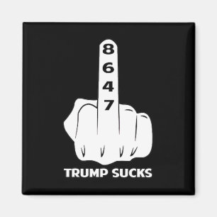 Imã Anti Trump 86 47 Impeach Retro 47 Vance Anti-Trump