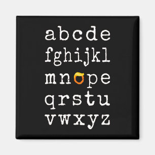 Imã Anti-Trump Alphabet - Nope V
