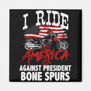 Imã Anti-Trump Biker Resiste Contra Presidente Bone Sp