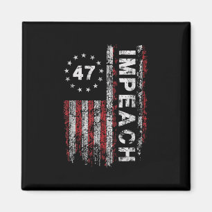 Imã Anti Trump Impeach 47 Trump 47th Presidente dos Es