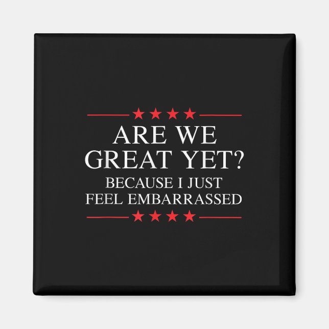 Imã Anti-Trump Merchandiss Para Liberais &amp; (Frente)