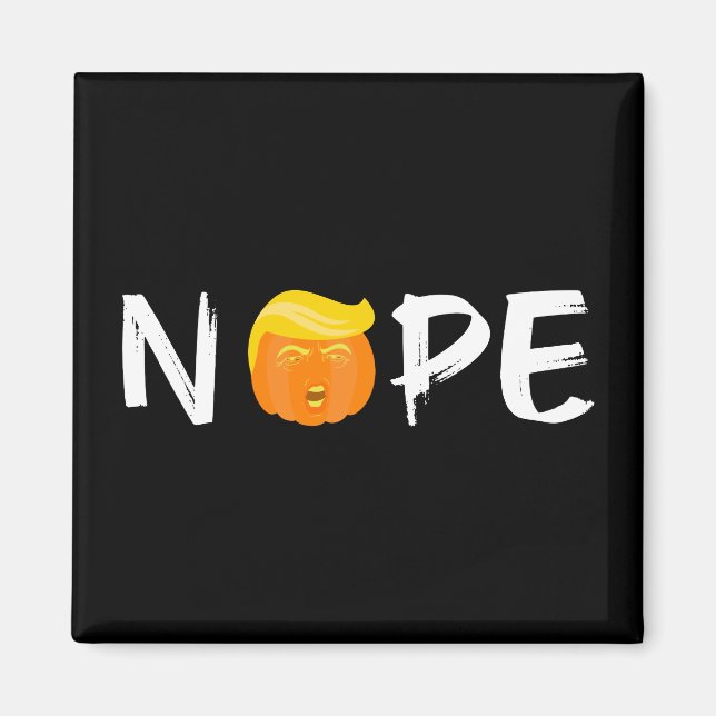 Imã Anti-Trump - Nope Halloween Edition II (Frente)