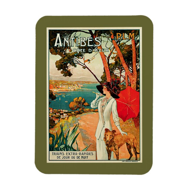 Ímã Antibes ~ Cote D'Azur (Vertical)