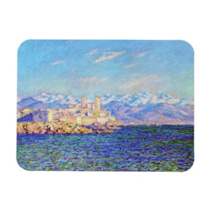 Ímã Antibes, efeito da tarde, Claude Monet 1888 legal,