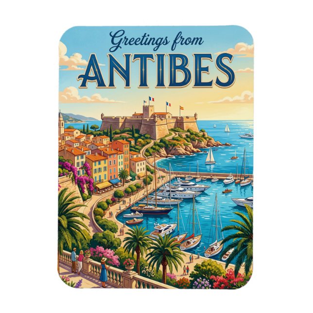 Ímã Antibes França (Vertical)