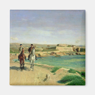 Imã Antibes, o passeio do cavalo, 1868