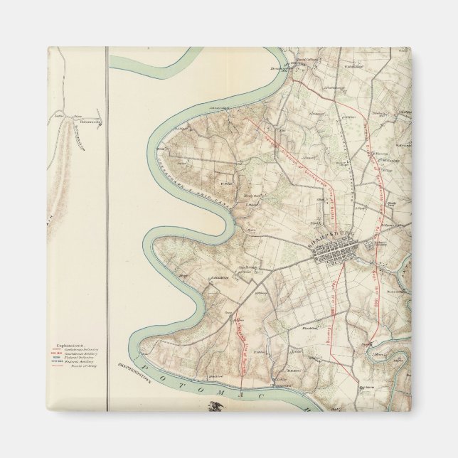 Imã Antietam, Harper's Ferry, Sharpsburg (Frente)