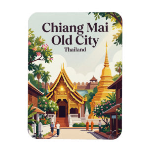 Ímã Antiga Cidade de Chiang Mai Tailândia