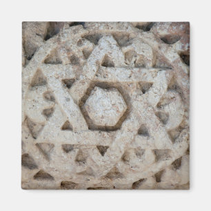 Imã Antiga escultura da Estrela de David, Israel