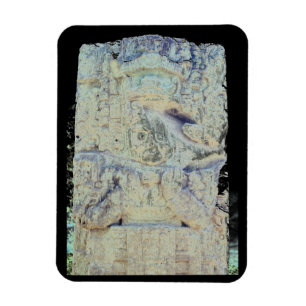 Ímã Antiga Mayan Ruins Copan Honduras Foto Desenhada