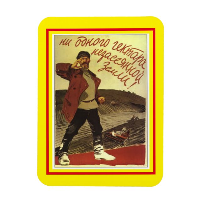 Ímã Antiga Poster Soviética Clássica 1939 (Vertical)