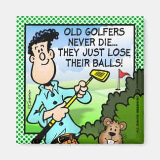 Imã Antigo Golfista