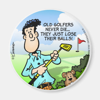 Imã Antigo Golfista