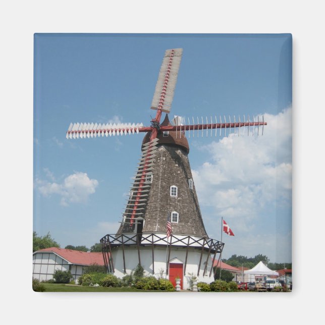 Imã Antigo Iowa Windmill (Frente)